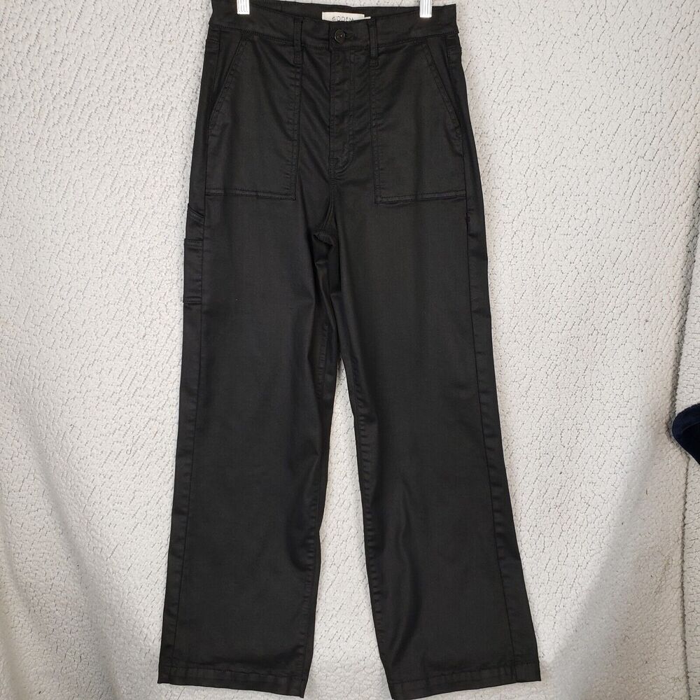 Hidden Los Angeles Utility Pants Womens 30 Black High Waist Workwear Cool Girl